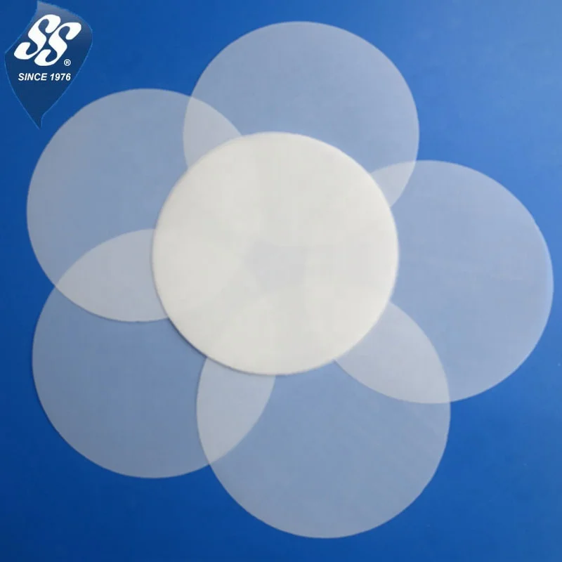 lazer cutting polyester nylon mesh filter disc with customized shape