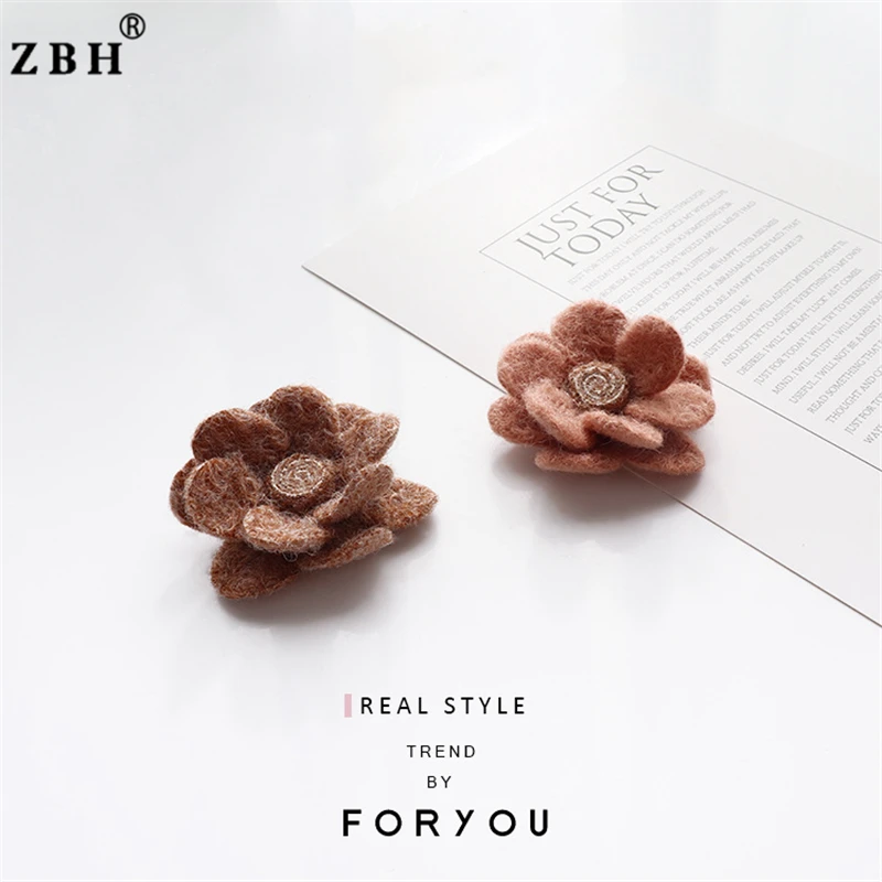 Factory Direct Sale Handmade Wool Diy Flowers