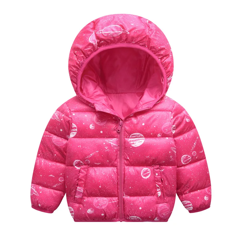 
Unisex Cartoon Winter Baby Outwear Clothes Warm Cotton Down Coat Hoodies Jacket 