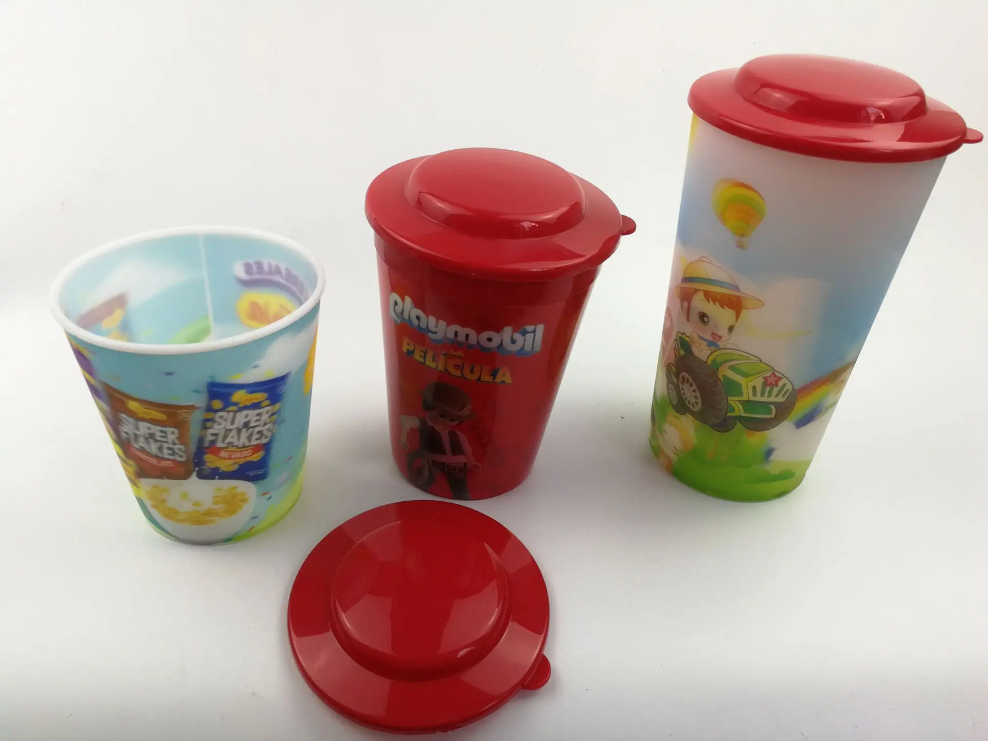 
Sedex 4 Pillars Audit Manufacturer Custom CMYK Printed 3D Lenticular Hard PP Plastic Cup with lid 