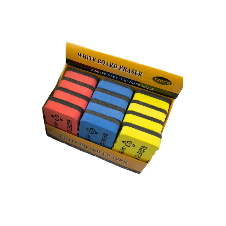 
High Quality Custom Plastic Mini Felt Magnetic Whiteboard Blackboard Eraser 