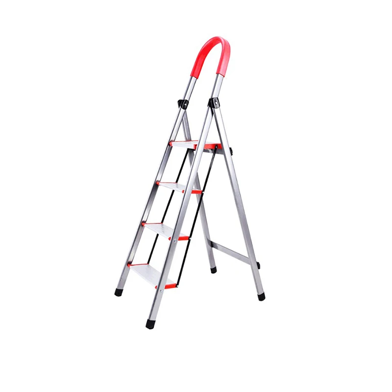 Indoor muti use 4 steps alu ladder for sale