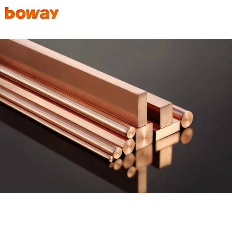 
Boway Alloy 0.5m~3m Round Square CuCrZr C14500 Chromium Copper Chromiun Zirconium Copper Phosphor Bronze Rod 