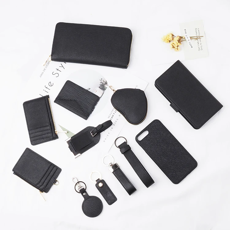 Производитель EPI Saffiano кожаный визитница бумажник для женщин и