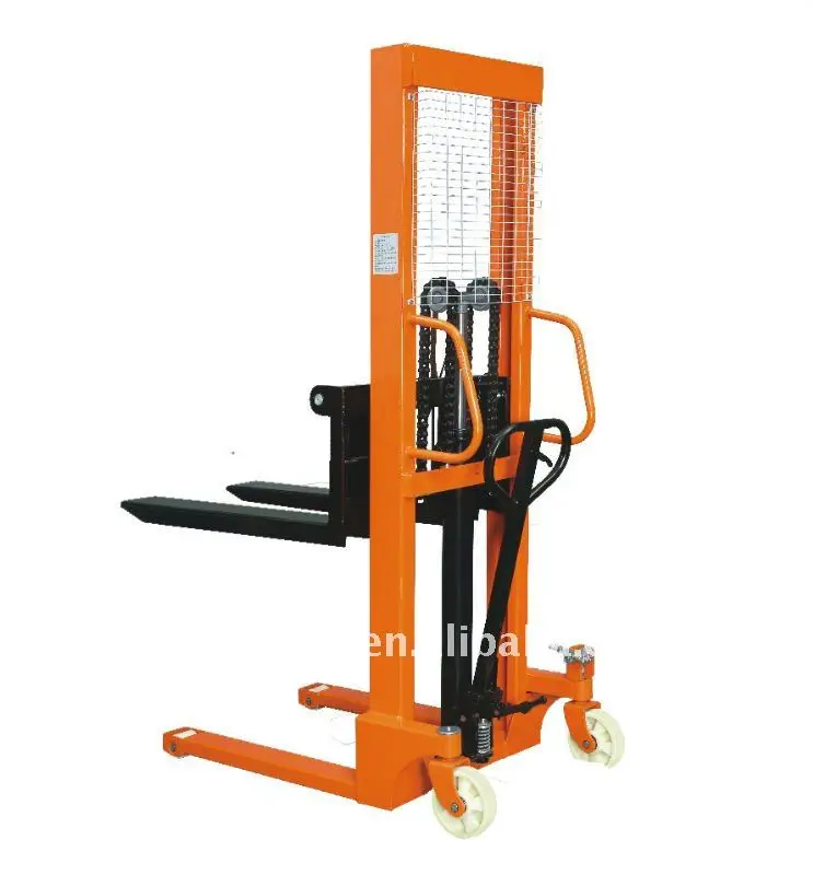 NIULI Manual Forklift Hydraulic Hand Lift Pallet Truck Stacker Telehandler