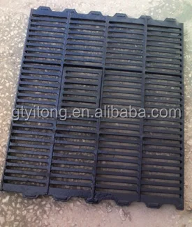 Swine farm flooring Casting iron floor with manure drain opening for pig cast iron pig flooring