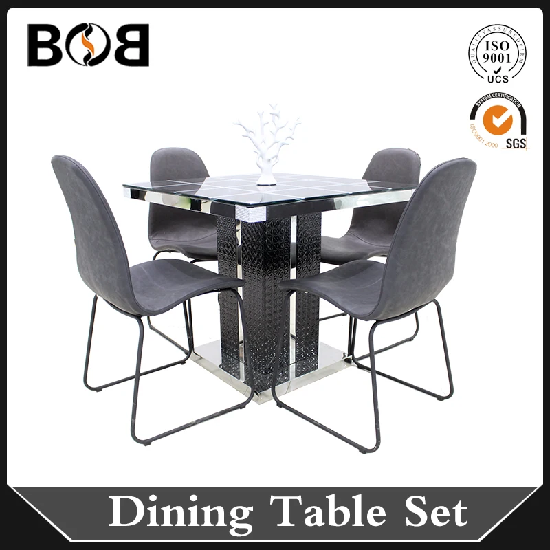 hot sale luxury dining room furniture royal fiber dining table set/dining table with chairs