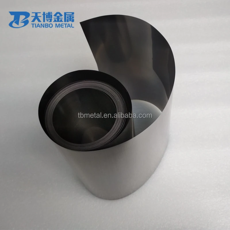 
99.95% manufacturers Pure tungsten foil for electric vacuum components hot sale in stock manufacturer baoji tianbo 