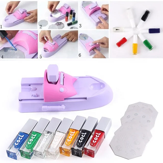 DIY nail art printing machine for stamping nail art nail printer