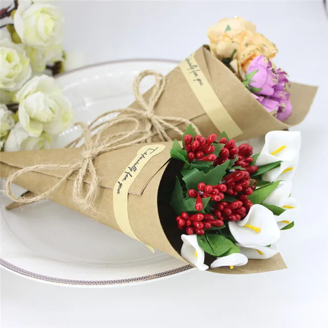 
Customized Craft Paper Flower Bouquet Wrapping Paper 