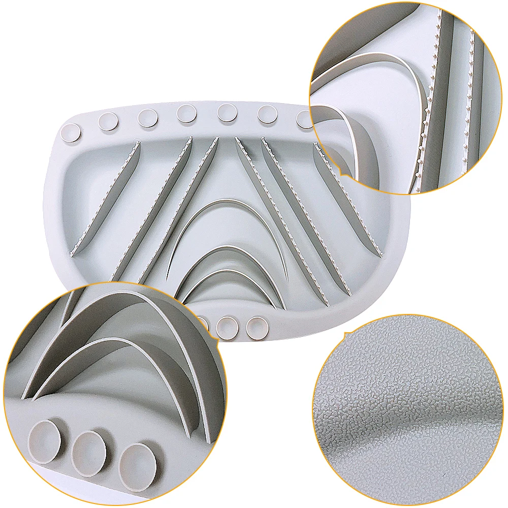 Waterproof Non-slip Bathtub Pillow /Soft silicone bath pillow bathtub cushion for Neck, Head & Shoulders