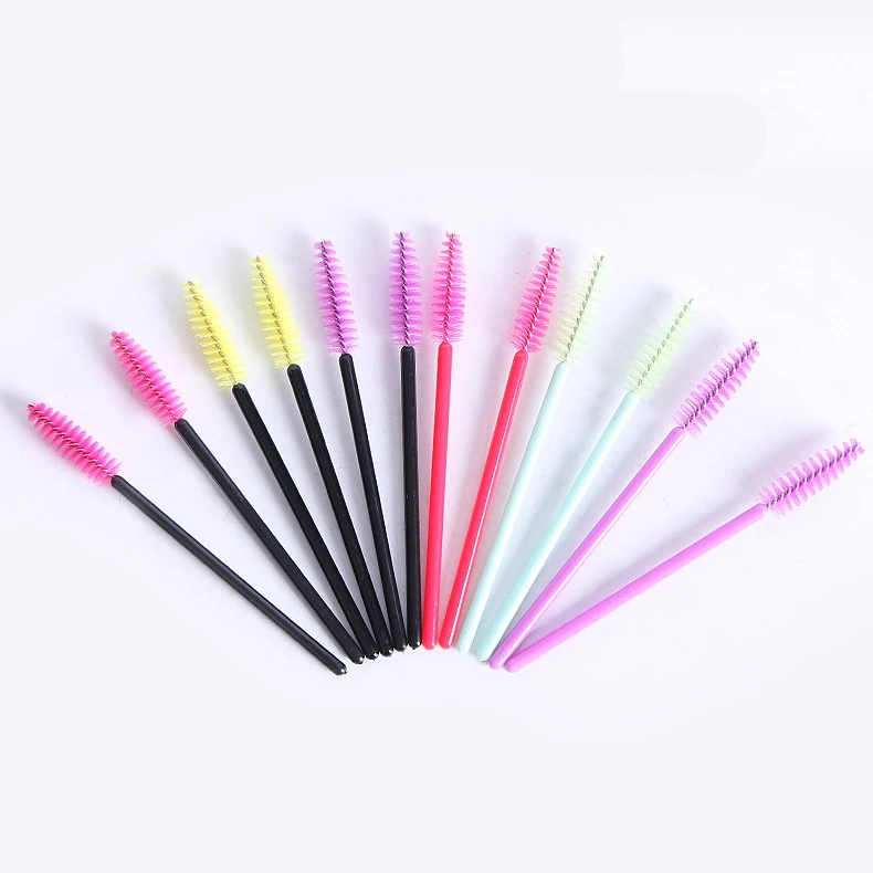 Одноразовые гибкие пластиковые палочки для туши ресниц спиральные кисти макияжа