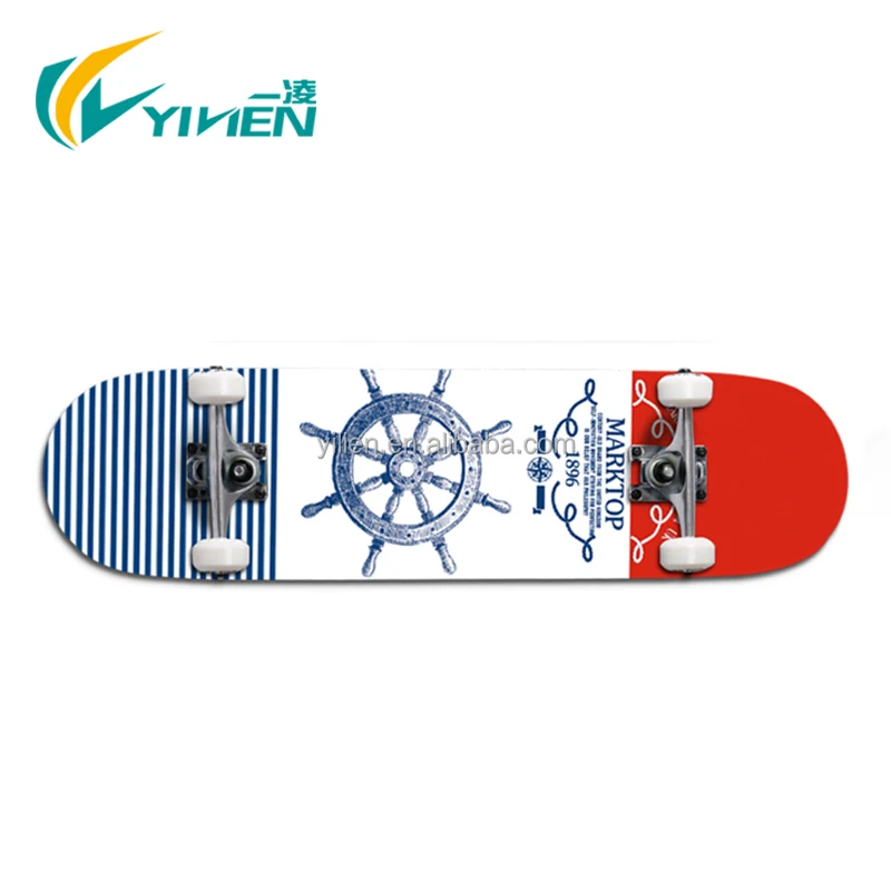 Custom logo maple long skateboard