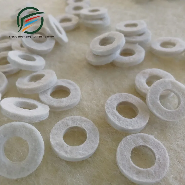 Factory direct sale 100% wool felt o-ring washer