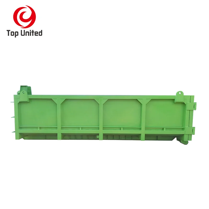 For transport recycling hook lift bins truck scrap metal containers hook lift bins