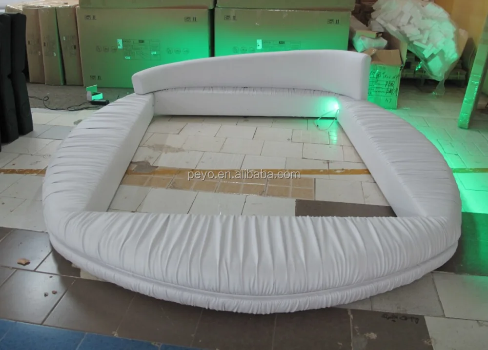 Мебель для спальни круглая кровать с LED