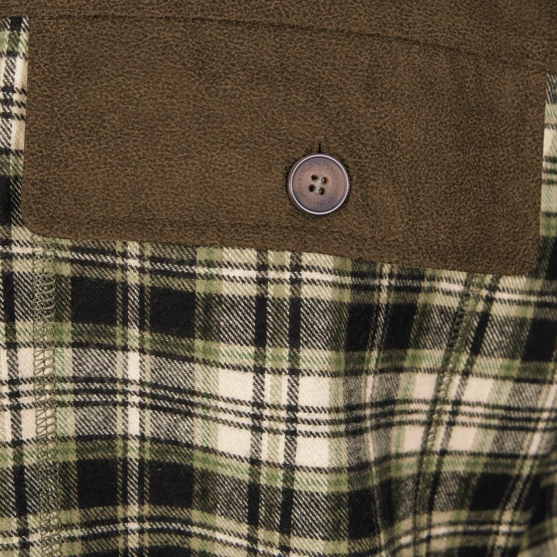 High quality cotton hunting shirt plaids thermal shirt outdoor hiking shirt for men