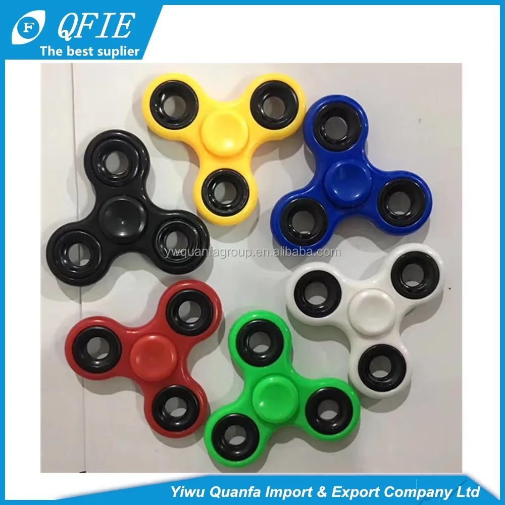 Hot sale tri-spinner hand spinner toy with 608 ceramic bearing fidget spinner