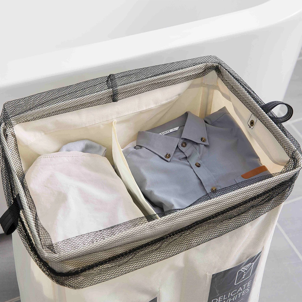 600D Polyester Unique Design Alternative Laundry Basket For Hotel Clothes Storage