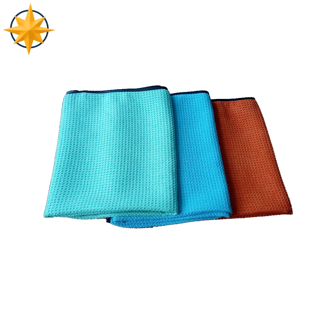 embroidery microfiber waffle golf towel