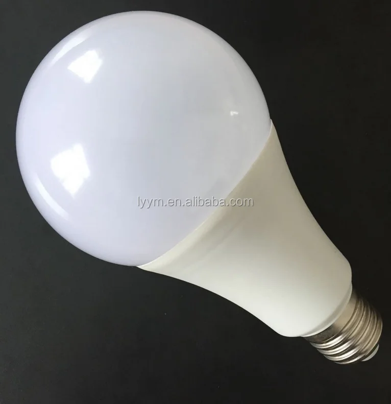 Aluminum in Plastic Milky E27 220V A60 A65 12W LED BULBS Color Temperature 6500K