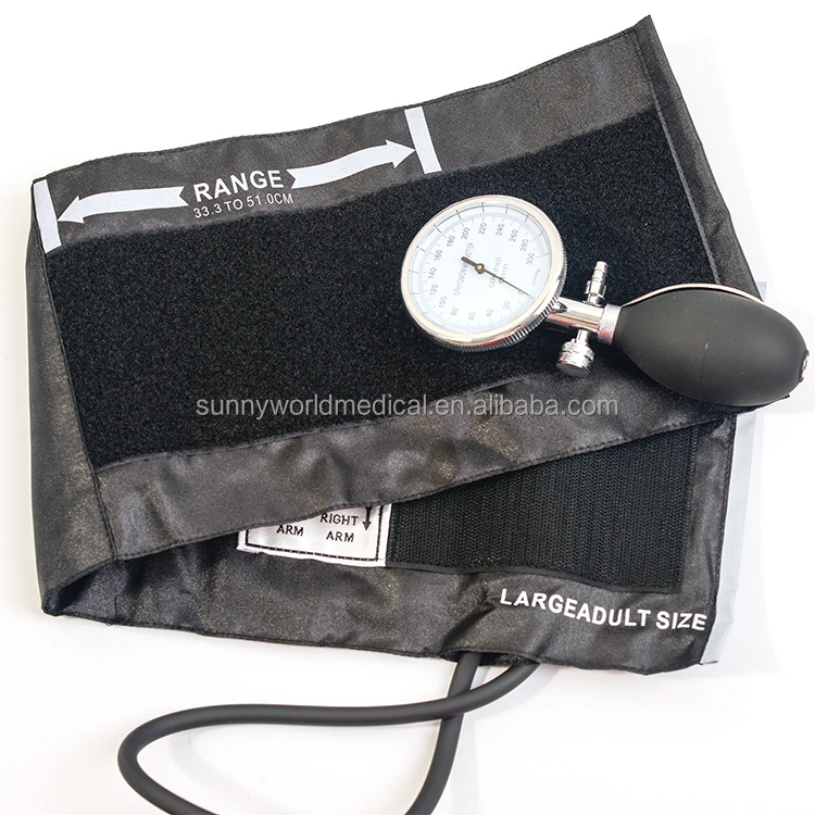 SW-AS27 Classic shining nylon cuff without D-ring for child or adult standard aneroid PALM blood pressure monitor