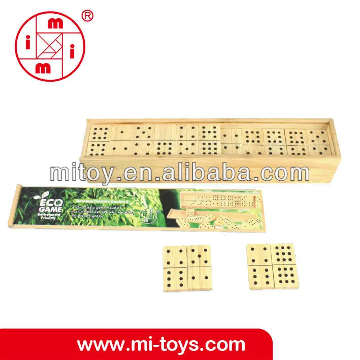 Wholesale Factory Price Custom Bamboo Games Domino