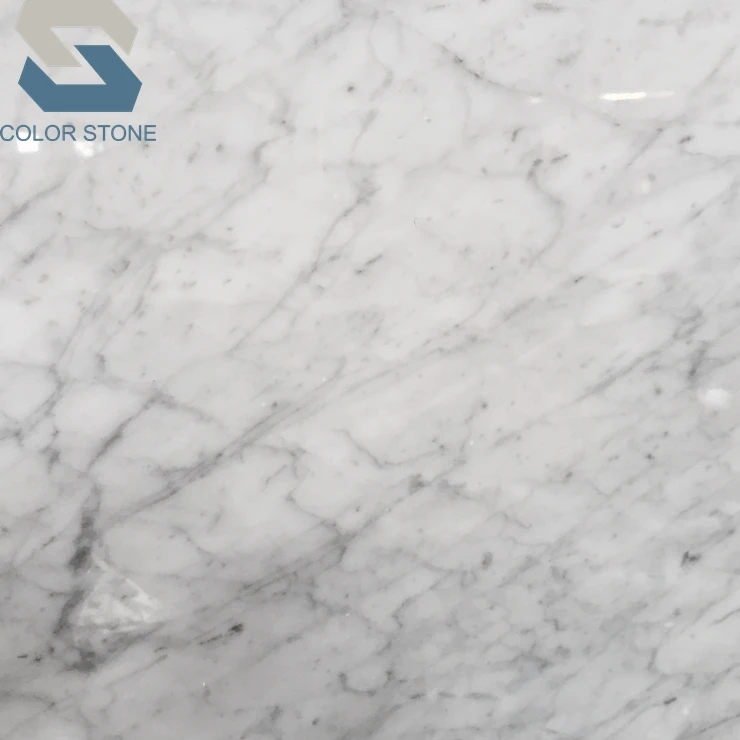 Polished italy marmor stone white bianco carrara carrera marble slabs for sale