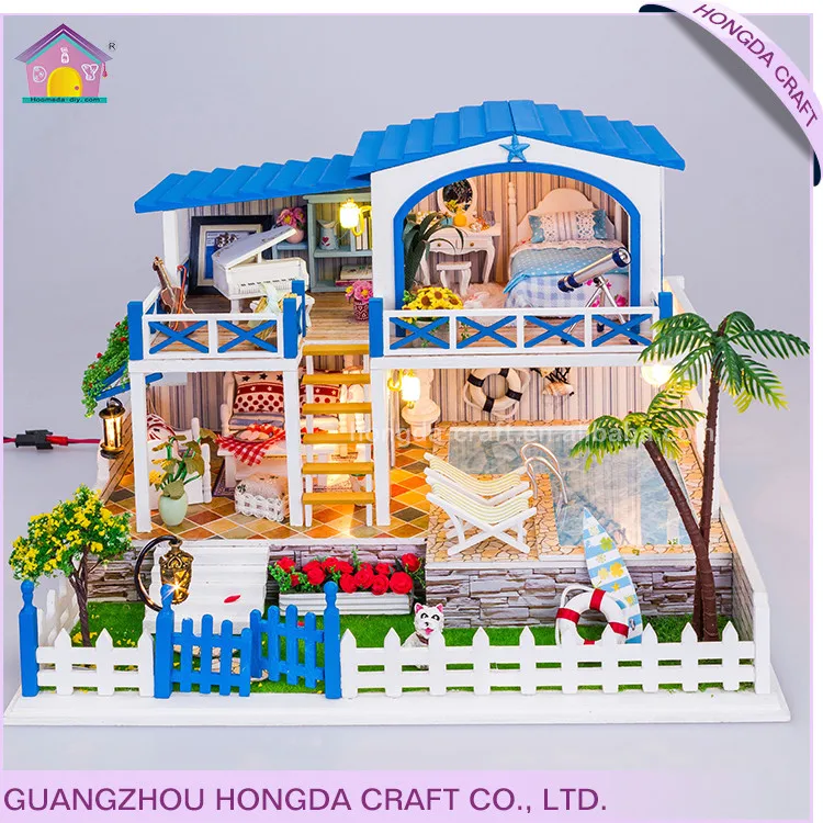 Новый дизайн для детей и взрослых подарок кукольный дом diy бумаги дом