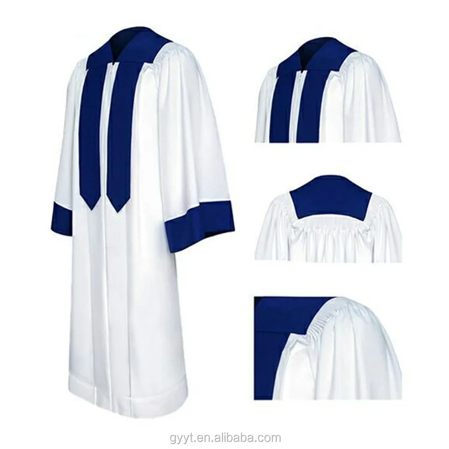 Yitong Fashion Clothing Church Pulpit Free Choir Robe with Choir Stoles