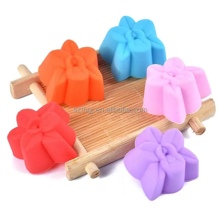 
DIY orchid shape silicone cupcake decoration mold 