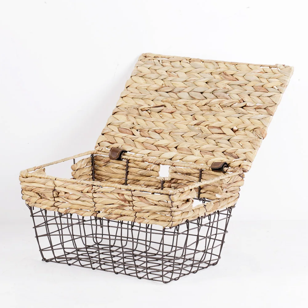 High Quality Home Traditions Vintage Metal Cheap Storage Basket