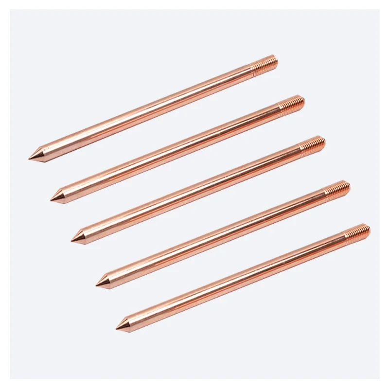 Hot selling high tensile strength copper bonded steel earth rod for electrical grounding system