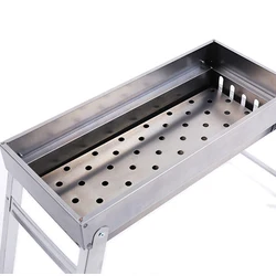 Unique large portable steel charcoal built in barbecues bbq machine grills