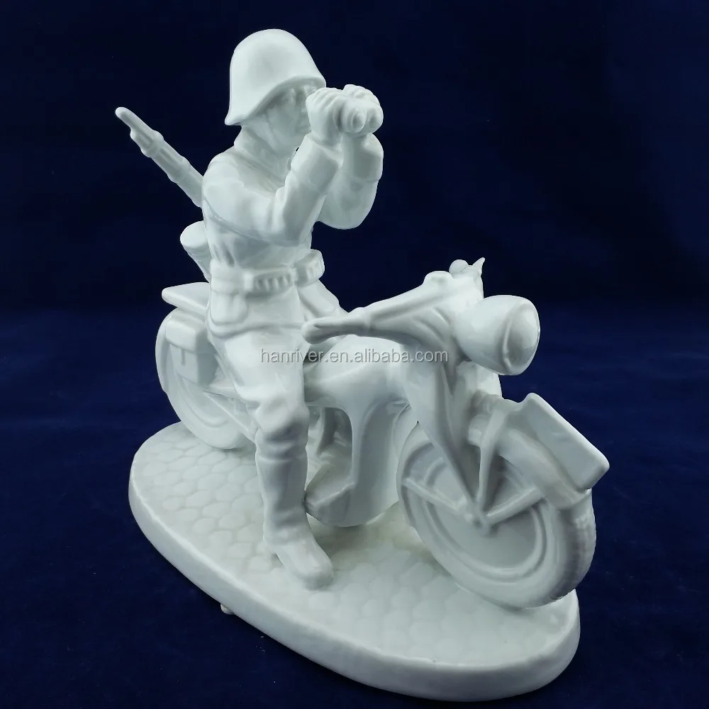 Abstract Art Ceramic Figurine Porcelain Figure Statue Home Studio Decor Ornament