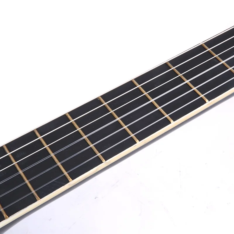 Cheapest Colored Black Classical 6 steel Guitar For Sales
