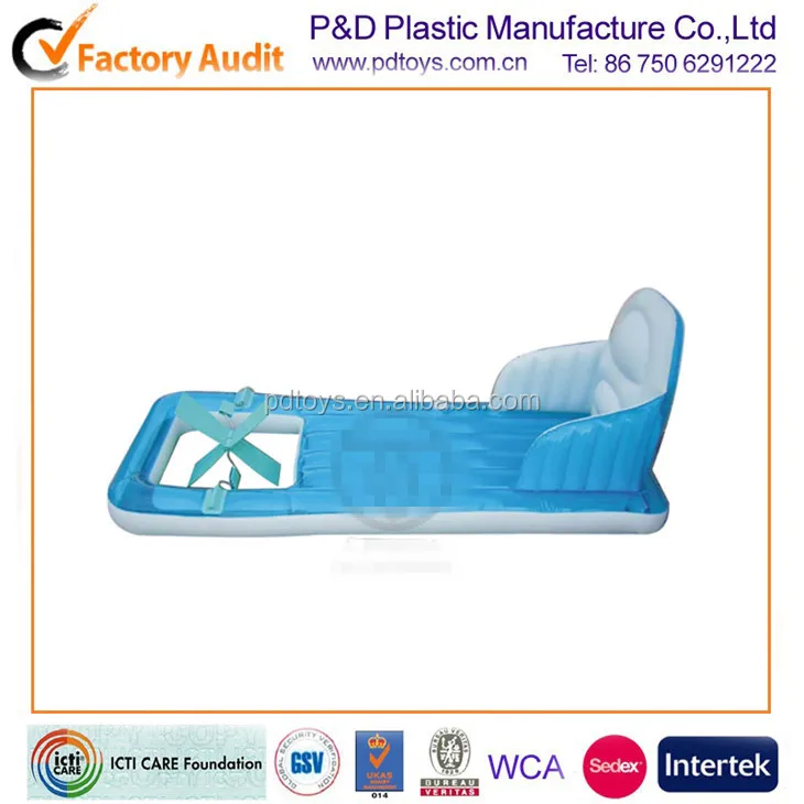 EN71 6P PVC water paddle inflatable float chair