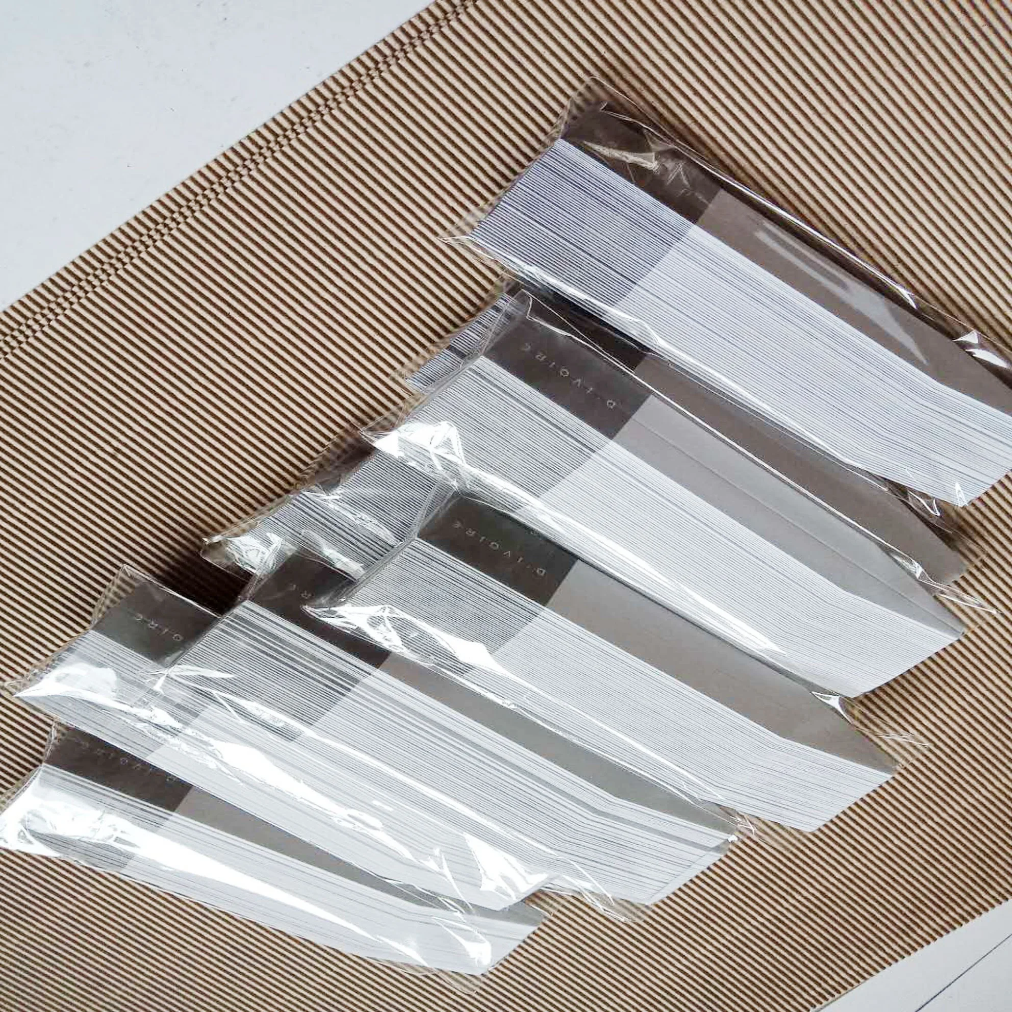 
Custom logo perfume blotter test strip printing perfume test paper 