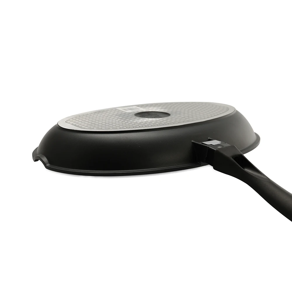 
Aluminum kitchen cookware die casting fish grill frying pan with non stick coating 