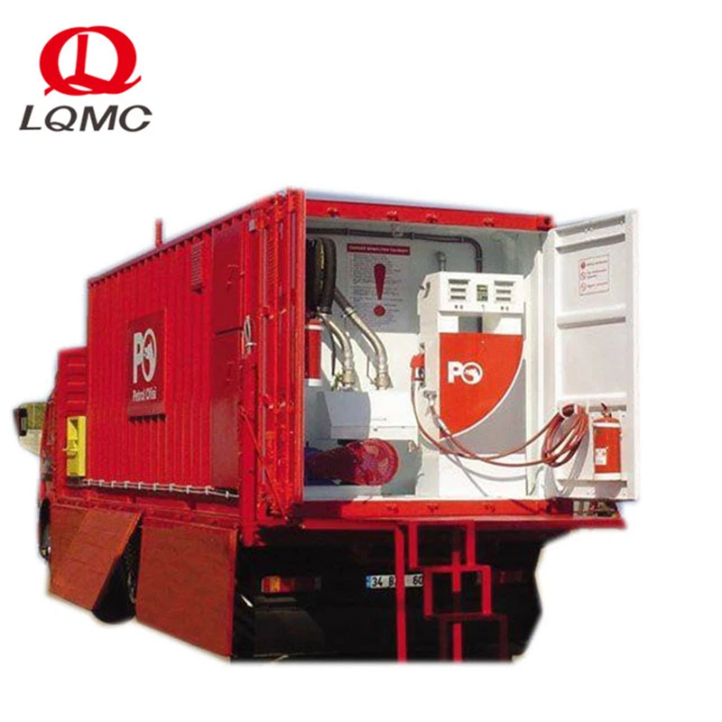 Portable gas pump mobile fuel petrol station with generator