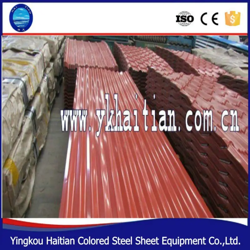 High Quality Roofing Tile Manufacturer/ Mixed Color-Coated Roofing Shingles / Zinc Steel Coated Roof Tiles