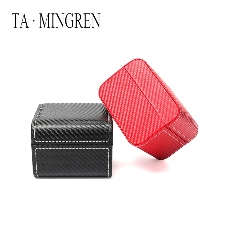 High Gloss Fashion Custom  Pu Leather Classical Watch Box With Logo