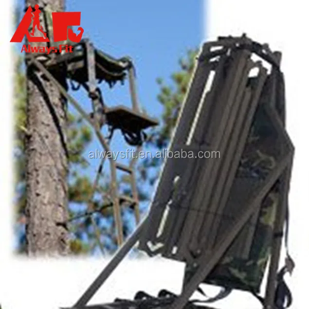 High Quality Aluminum Foldable One Man Tree Stand For Outdoor Hunting