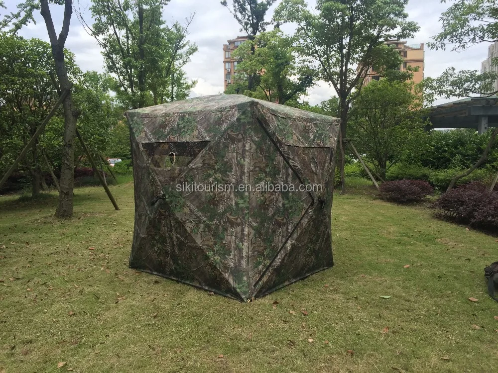 Deluxe 2 Person Pop Up Ground Tent Hunting Blind