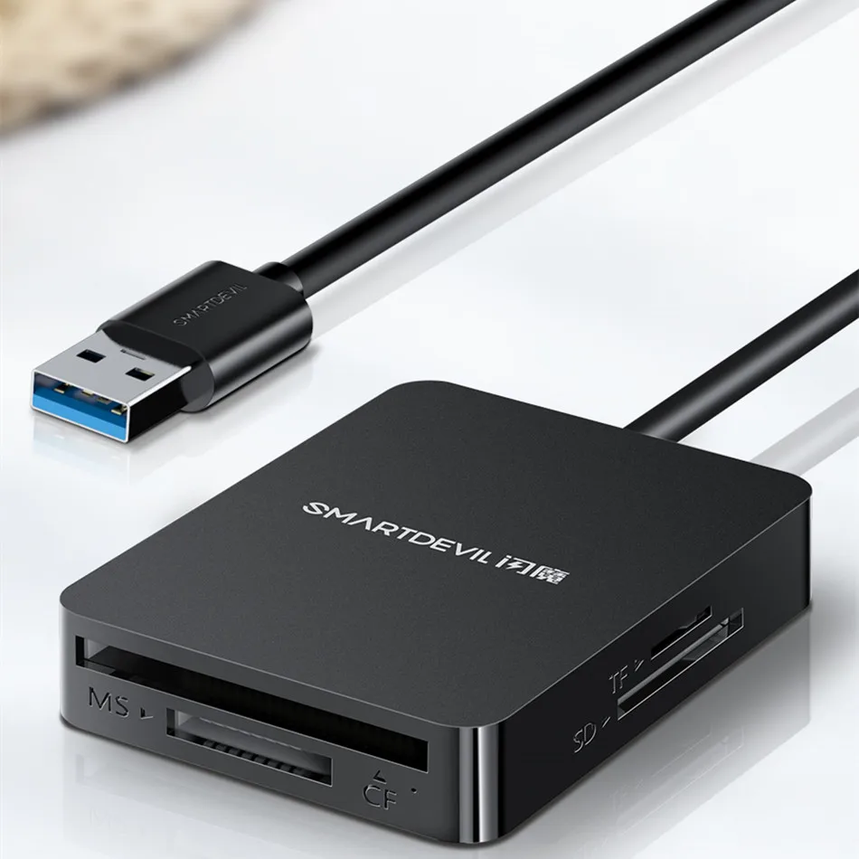 
SmartDevil Card Reader USB 3.0 All In One UCB SD TF CF/MS Compact Flash Smart Memory Card Adapter USB OTG SD Card Reader 