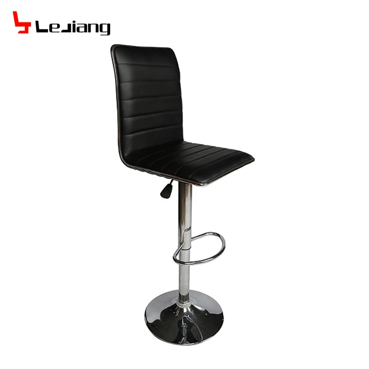 Free sample China manufacturer metal and leather bar stool