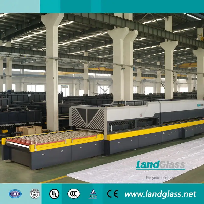 
LandGlass Horizontal Flat Glass Tempering Production furnace Glass Toughening Machine Price 