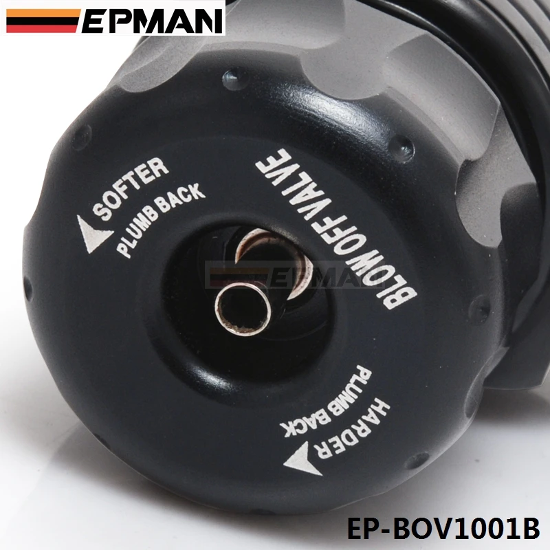 EPMAN 25mm Universal Dual Port Blow Off Valve (Black) Diverter Valve Dump Valve For SAAB 9-3 & 9-5 Turbos EP-BOV1001B