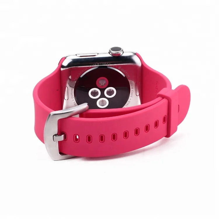 custom rubber strap for watch,24mm silicone watch strap