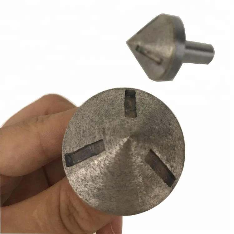 China Manufacturer custom made Diamond glass grinding head with slot